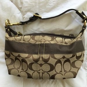 Coach Classic C Print Small Handbag
